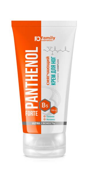 Крем для ног Panthenol Forte Смягчающий Фэмили Косметик 150мл фотография