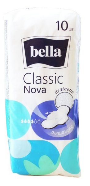 Изображение товара Прокладки Белла белая линия Nova classic drainette air 10шт Прокладки Белла белая линия Nova classic drainette air 10шт фотография